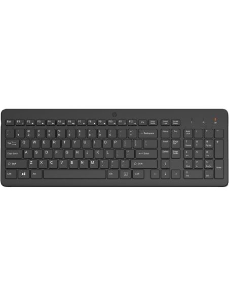 Teclado Hp 225 Inalambrico Qwerty Color Negro