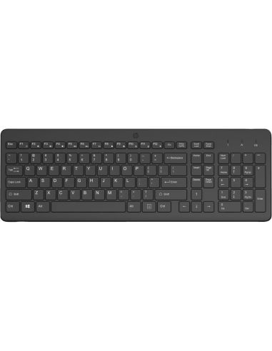 Teclado Hp 225 Inalambrico Qwerty Color Negro