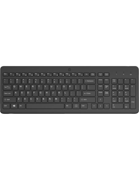 Teclado Hp 225 Inalambrico Qwerty Color Negro