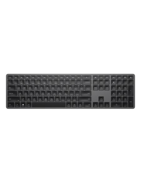 Teclado Hp 975 Dual Inalambrico Bluetooth 5.0 Retroiluminacion Usb-C Color Gris