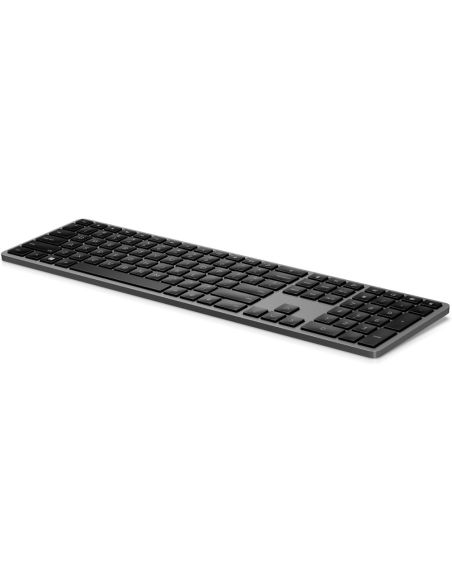 Teclado Hp 975 Dual Inalambrico Bluetooth 5.0 Retroiluminacion Usb-C Color Gris