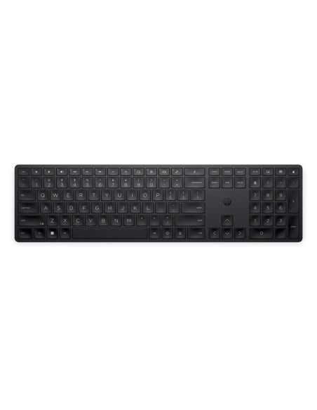 Teclado Hp 455 Programable Inalambrico Iluminacion Rgb Color Negro