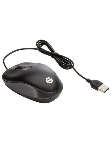 Raton Hp Viaje Optico 1000 Dpi Usb-A Longitud Cable 100 Cm Color Negro