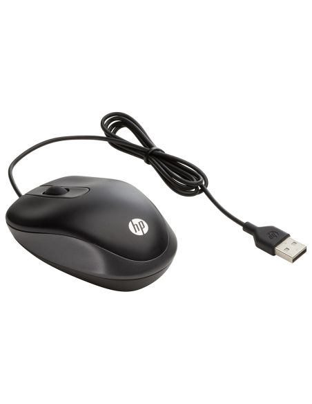 Raton Hp Viaje Optico 1000 Dpi Usb-A Longitud Cable 100 Cm Color Negro