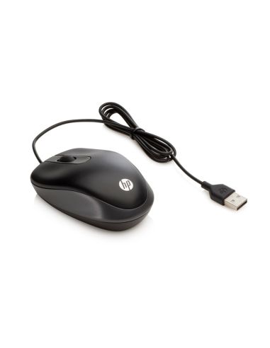 Raton Hp Viaje Optico 1000 Dpi Usb-A Longitud Cable 100 Cm Color Negro
