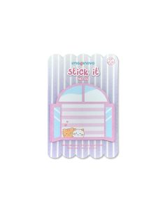 Bloc Notas Adhesivas Imaginovo Meow 20 Hojas Ventana 70X70 Mm 2