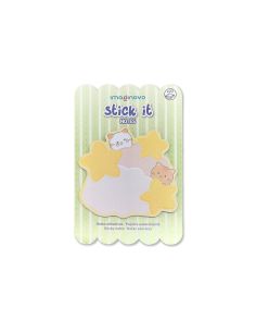 Bloc Notas Adhesivas Imaginovo Meow 20 Hojas Nubes 70X70 Mm 2