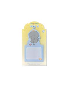 Bloc Notas Adhesivas Imaginovo Bunny Con Soporte 20 Hojas Gato Azul 60X125 Mm 2