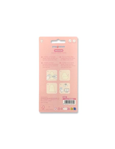 Bloc Notas Adhesivas Imaginovo Letter Con Mensaje Trasero Elefante 20 Hojas 85X164 Mm