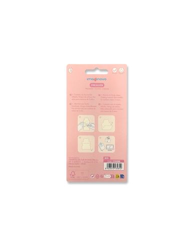 Bloc Notas Adhesivas Imaginovo Letter Con Mensaje Trasero Cabra 20 Hojas 85X164 Mm