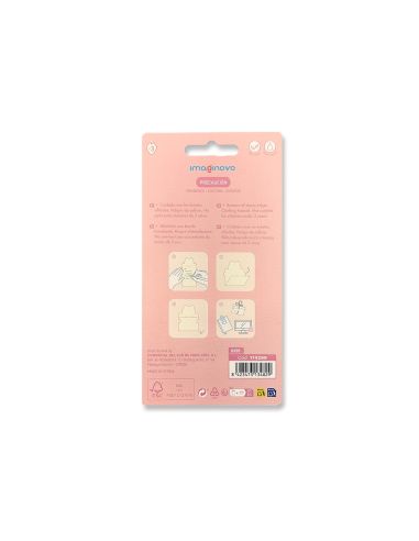 Bloc Notas Adhesivas Imaginovo Letter Con Mensaje Trasero Conejito Azul 20 Hojas 85X164 Mm