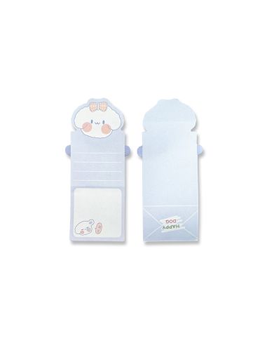 Bloc Notas Adhesivas Imaginovo Letter Con Mensaje Trasero Perro 20 Hojas 85X164 Mm