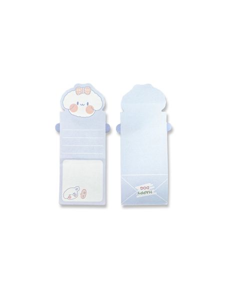 Bloc Notas Adhesivas Imaginovo Letter Con Mensaje Trasero Perro 20 Hojas 85X164 Mm