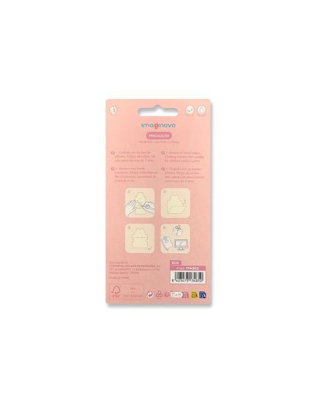 Bloc Notas Adhesivas Imaginovo Letter Con Mensaje Trasero Leon 20 Hojas 85X164 Mm