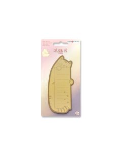 Bloc Notas Adhesivas Imaginovo Letter Con Mensaje Trasero Gato 20 Hojas 85X164 Mm 2
