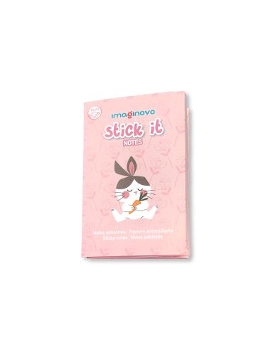 Notas Adhesivas Imaginovo Stick It! Notebook 20 Notas Adhesivas Conejito Tamaños Surtidos
