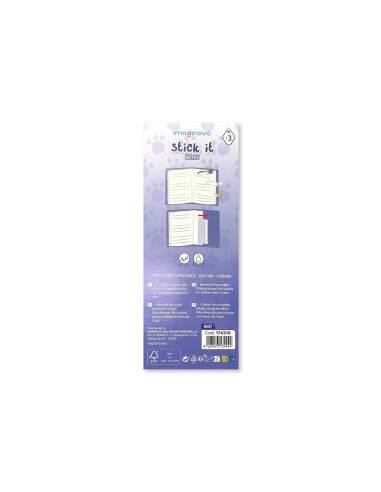 Bloc Notas Adhesivas Imaginovo Marcapaginas Gato 120 Hojas 8X15X48 Mm
