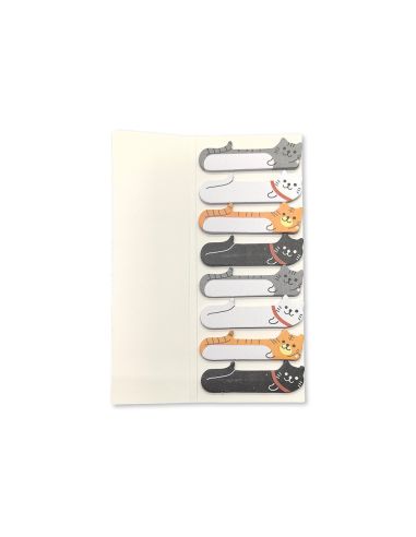 Bloc Notas Adhesivas Imaginovo Marcapaginas Gato 120 Hojas 8X15X48 Mm
