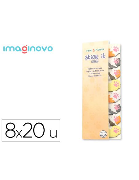 Bloc Notas Adhesivas Imaginovo Marcapaginas Patita Perro 120 Hojas 8X15X48 Mm