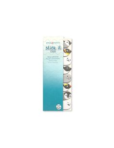 Bloc Notas Adhesivas Imaginovo Marcapaginas Pingüin0 120 Hojas 8X15X48 Mm 2