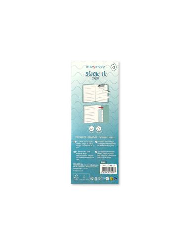 Bloc Notas Adhesivas Imaginovo Marcapaginas Pingüin0 120 Hojas 8X15X48 Mm