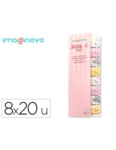 Bloc Notas Adhesivas Imaginovo Marcapaginas Conejo 120 Hojas 8X15X48 Mm
