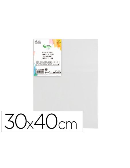 Panel De Lienzo Liderpapel 30X40 Cm Gramaje 280G/M2 Certificado Fsc
