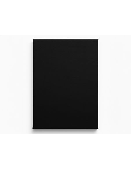 Bastidor Negro Liderpapel 4P Lienzo Grapado Parte Trasera Algodon 100% 22X33 Cm Gramaje 320G/M2 Certificado Fsc