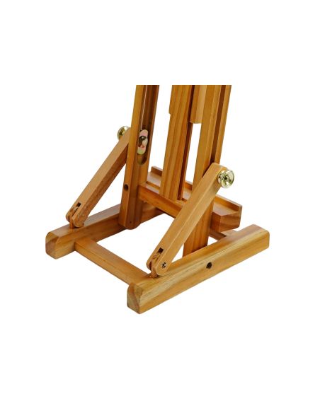 Caballete Pintor De Sobremesa Liderpapel Madera De Pino Barnizado 34X16X13 Cm Certificado Fsc