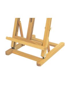 Caballete Pintor De Sobremesa Liderpapel Madera De Pino Barnizado 80X27,5X30 Cm Certificado Fsc 2