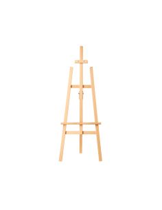 Caballete De Pie Pintor Liderpapel Madera De Pino Barnizado 58,5X175X75 Cm Certificado Fsc 2