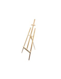 Caballete De Pie Pintor Liderpapel Madera De Pino Barnizado 60X150X60 Cm Certificado Fsc