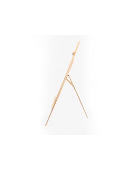 Caballete De Pie Pintor Liderpapel Madera De Pino Barnizado 60X150X60 Cm Certificado Fsc