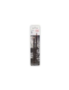 Lapiz Conte Negro Pastel Blister De 2 Unidades