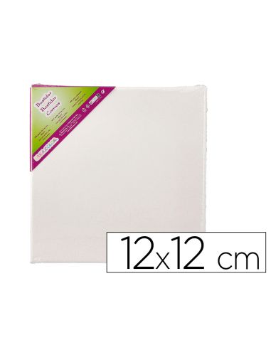 Bastidor Liderpapel Lienzo Grapado Trasero Algodon 100% 12X12 Cm