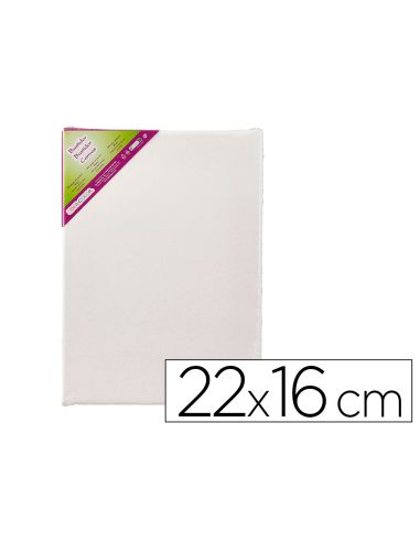 Bastidor Liderpapel 1F Lienzo Grapado Trasero Algodon 100% 22X16 Cm