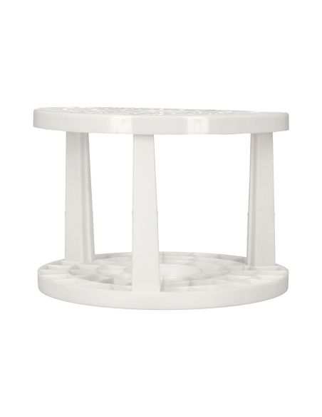 Soporte Para Pinceles Liderpapel De Plastico 46 Agujeros 14,5X14,5X10 Cm