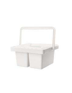 Cubo Limpiador De Pinceles Liderpapel De Plastico Con Asa Transportable 13X13X9 Cm