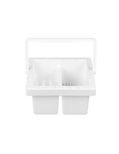 Cubo Limpiador De Pinceles Liderpapel De Plastico Con Asa Transportable 13X13X9 Cm 2
