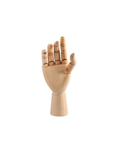 Maniqui Mano Liderpapel Para Pintura Y Dibujo Articulado Y Flexible De Madera 18 Cm Certificado Fsc