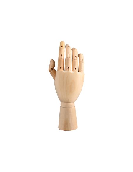 Maniqui Mano Liderpapel Para Pintura Y Dibujo Articulado Y Flexible De Madera 18 Cm Certificado Fsc