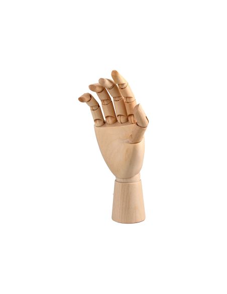 Maniqui Mano Liderpapel Para Pintura Y Dibujo Articulado Y Flexible De Madera 18 Cm Certificado Fsc