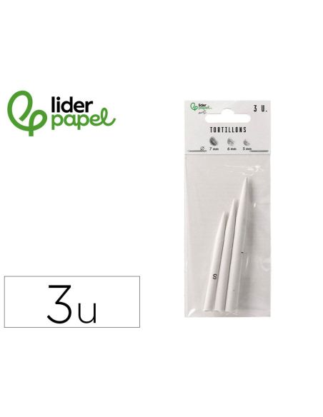 Difumino Liderpapel Bolsa De 3 Unidades Diametros Surtidos 70 Mm / 80 Mm / 90 Mm|Libreriasalesiana