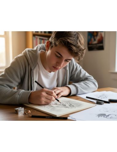 Lapices De Carboncillo Para Esbozos Liderpapel Caja De 3 Unidades Con Diferentes Durezas Certificado Fsc|Libreriasalesiana
