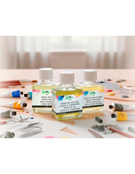 Trementina Destilada Liderpapel Para Oleo Bote De 75 Ml