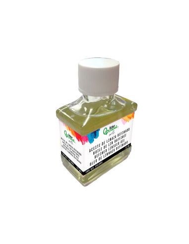 Aceite De Linaza Refinado Liderpapel Bote De 75 Ml