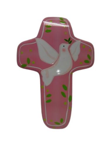 Cruz Colores Rosa 14X9 408