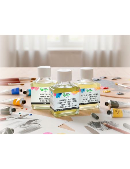 Aceite De Linaza Refinado Liderpapel Bote De 75 Ml