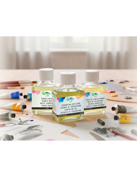Barniz Acabado Mate Liderpapel Para Pintura Bote De 75 Ml