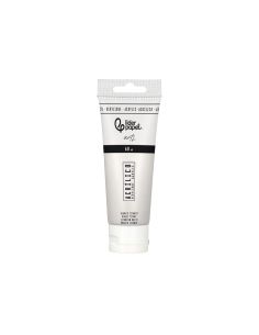 Pintura Acrilica Liderpapel Tubo De Plastico De 60 Ml Color Blanco Titanio 2